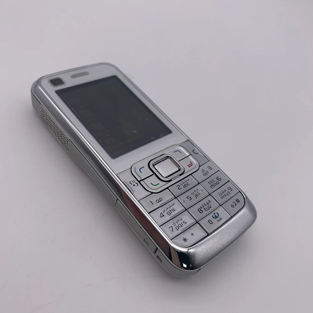 Original Unlocked 6120 classic Loudspeaker Bluetooth Mobile Phone Russian Arabic Hebrew Keyboard Made in Finland
