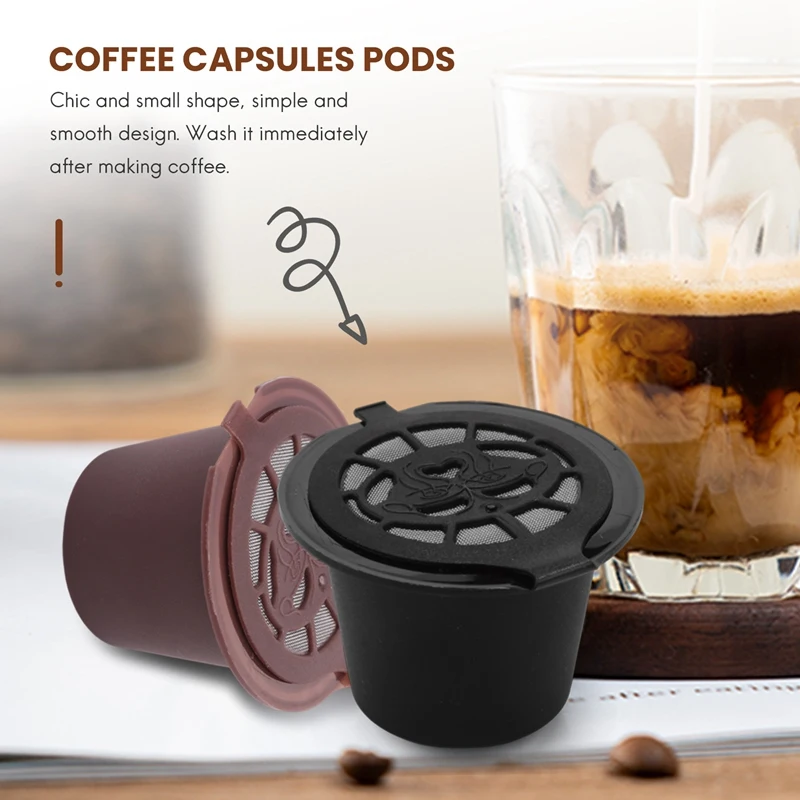 3 Lọ Có Thể Tái Sử Dụng Pha Cà Phê Viên Cho Cà Phê Viên Nespresso Cà Phê Có Thể Tái Sử Dụng Viên Đổ Trống Viên