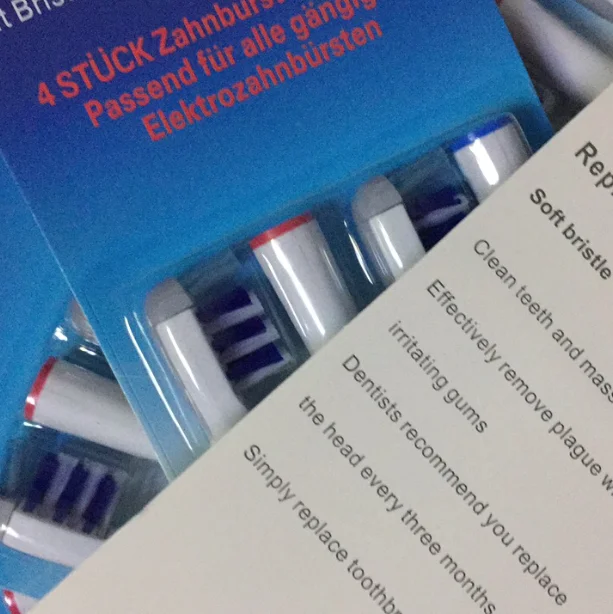 16/20PCS For ORAL B Toothbrush Heads Braun Compatible Replacement Electric EB30-A Replacement SB-30A