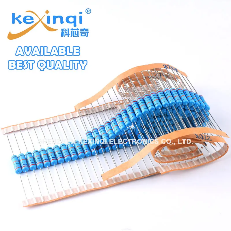 10 Uds 2W resistencia de película metálica 1% 0.1R ~ 2,2 M 0,1 0,15 0,18 0,22 0,24 0,27 0,3 0,33 0,36 0,39 0,43 0,47 0,56 0,68 0,75 0,82 1M Ohm