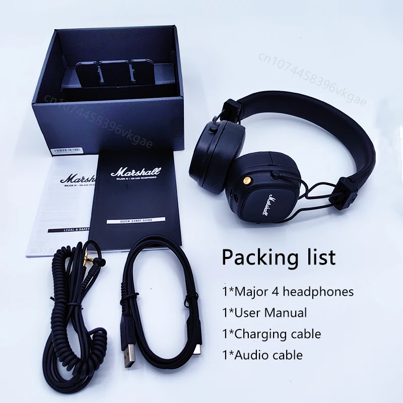 Major IV 4 auriculares inalámbricos con Bluetooth auriculares clásicos graves profundos plegables Pop Rock Retro auriculares de música originales