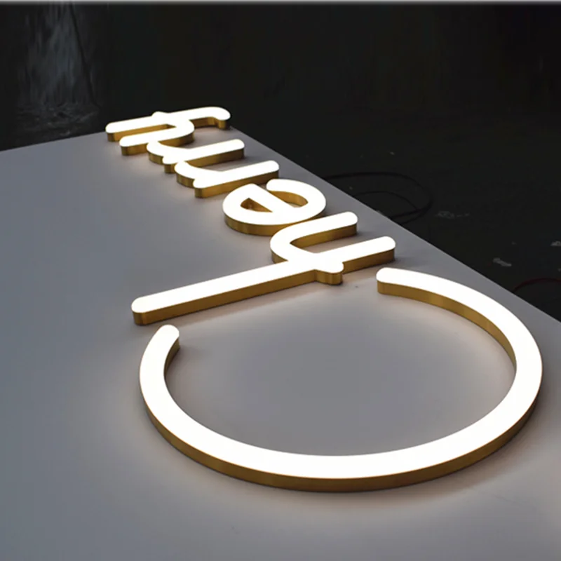 Factory outlet customized outdoor acrylic neon LED store sign exterior 3D LED letters custom open sign