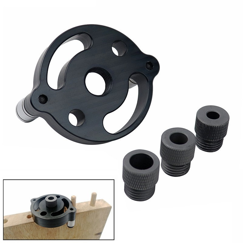 Gỗ Dọc Lỗ Doweling Jig Tự Centering Khoan Hướng Dẫn Đấm Thiết Bị Định Vị Công Cụ 6 8 10Mm Nghề Mộc Tự Làm Đồ Nội Thất