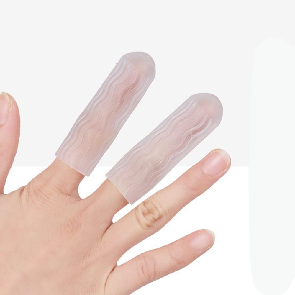 1 пара, Силиконовая накладка на палец, 6,5 х2 см