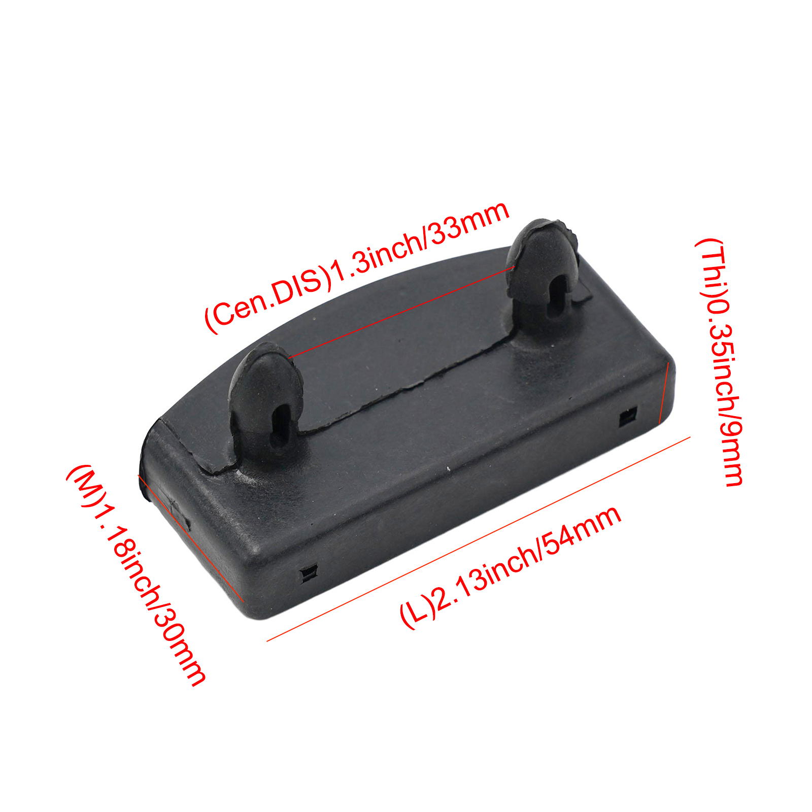 New 50pcs Plastic Bed Slat End Cap Holders Sofa Bed Slat Sides Centre Cap Replacement 55mm Holding Securing Furniture