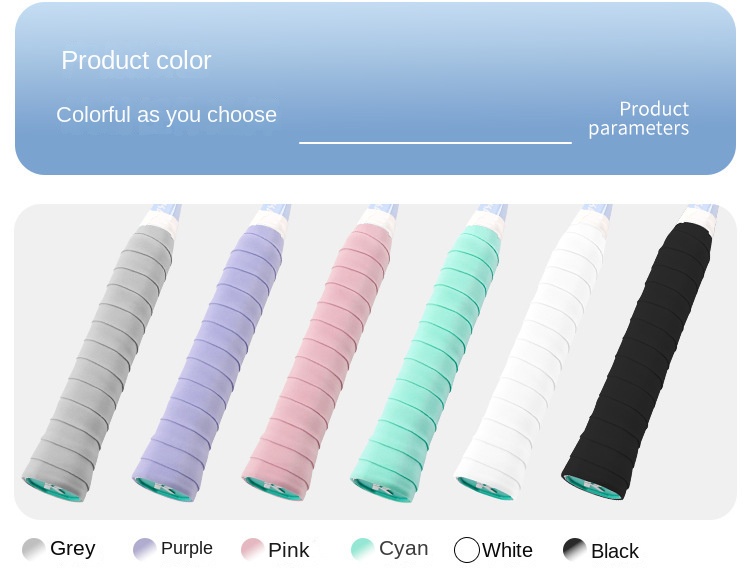 12pçs overgrips sweatband raquete de tênis mão borracha antiderrapante alça de borracha absorvente de suor resistente ao desgaste