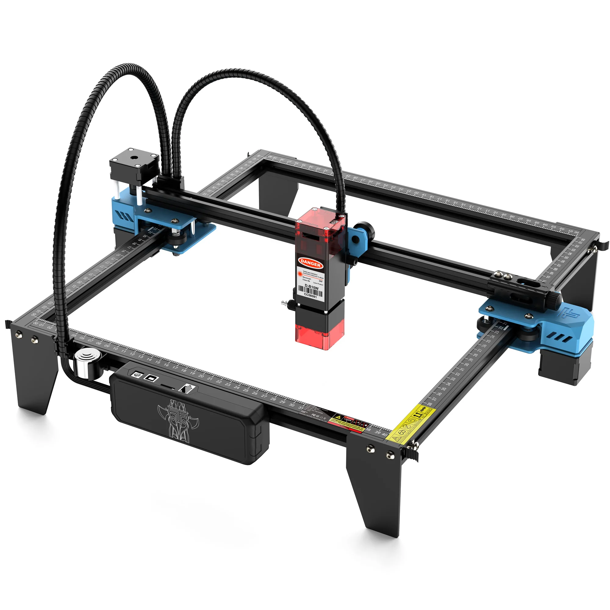 Grabador láser TwoTrees TTS-10 Pro TTS-55 Pro 40W/80W máquina de corte de grabado láser para carpintería para acero inoxidable acrílico