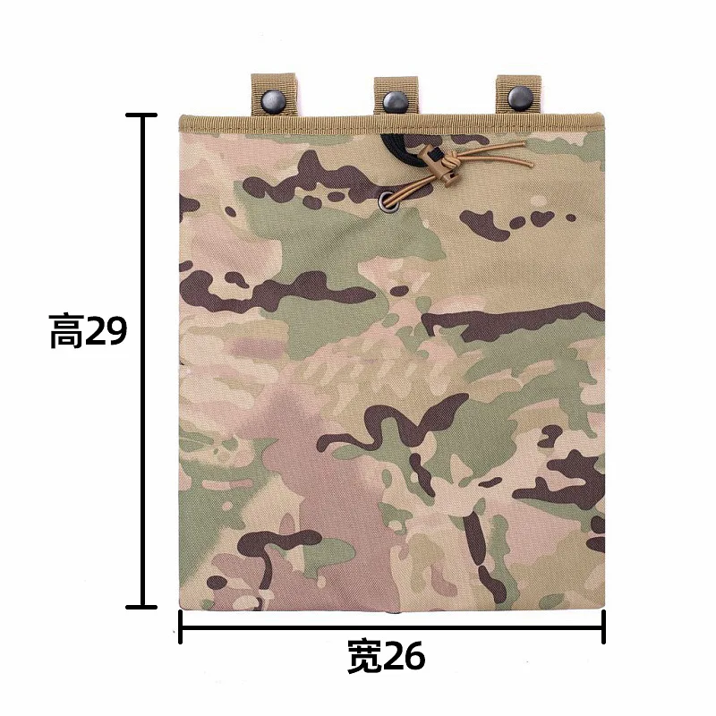 MOLLE Dump Pouch การล่าสัตว์ Mag Recovery Bag Drawstring นิตยสารรีไซเคิล Storage Pack การล่าสัตว์ผู้ถือเกียร์