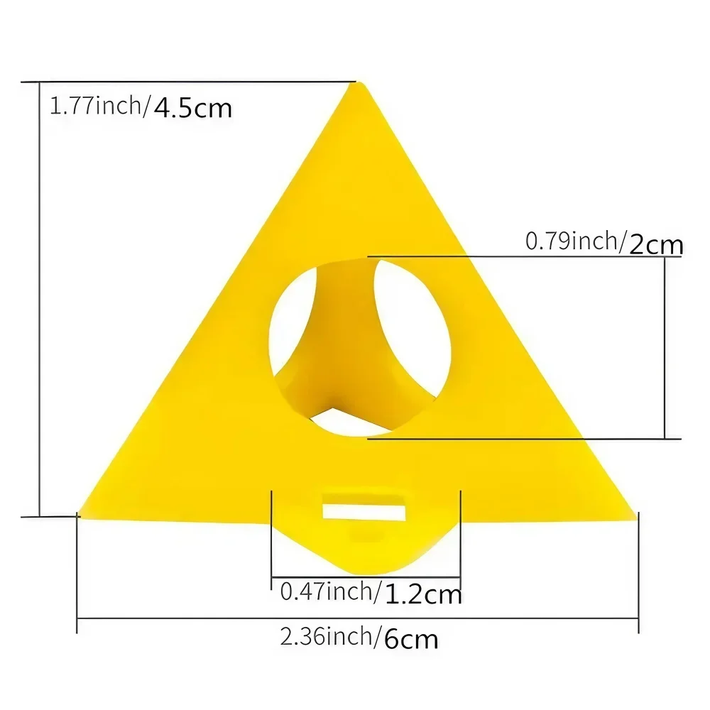 STONEGO 10PCS Painting Pyramid Stands - Mini Conical Tip for Canvas, Doors, Cupboards for Fast Drying and Stable Painting