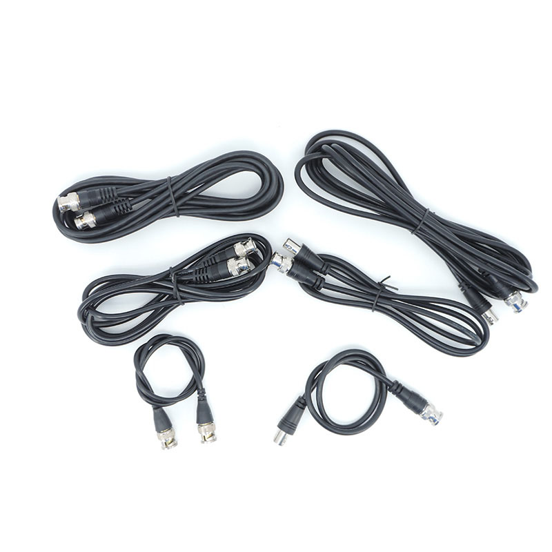 BNC สายเคเบิลอะแดปเตอร์ชาย-หญิงสายต่อวิดีโอสายหางเปียกล้อง CCTV