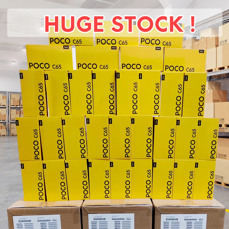 [In Stock] POCO C65 Global Version 128GB/256GB MediaTek Helio G85 Octa Core 6.74 inch 90Hz display 50MP Camera 5000mAh NFC