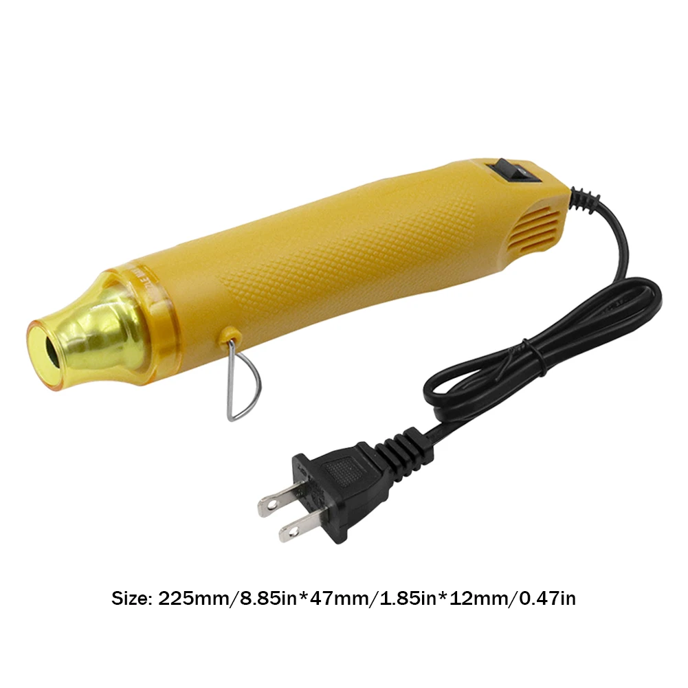 Elektrisch Heteluchtpistool Snelle Warmte 300W Mini Handheld Heteluchtpistool US Plug 110V Power Hete Droger voor DIY Craft Embossing Krimpfolie