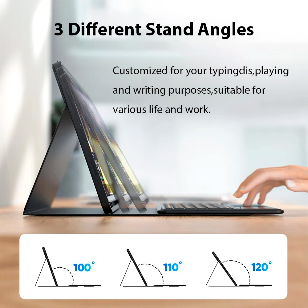 Zdejmowane etui na klawiaturę Magnetyczna klawiatura, mysz do Samsung Galaxy Tab A9 Plus 11-calowe etui, Tab A9+ SM-X210N/X216B