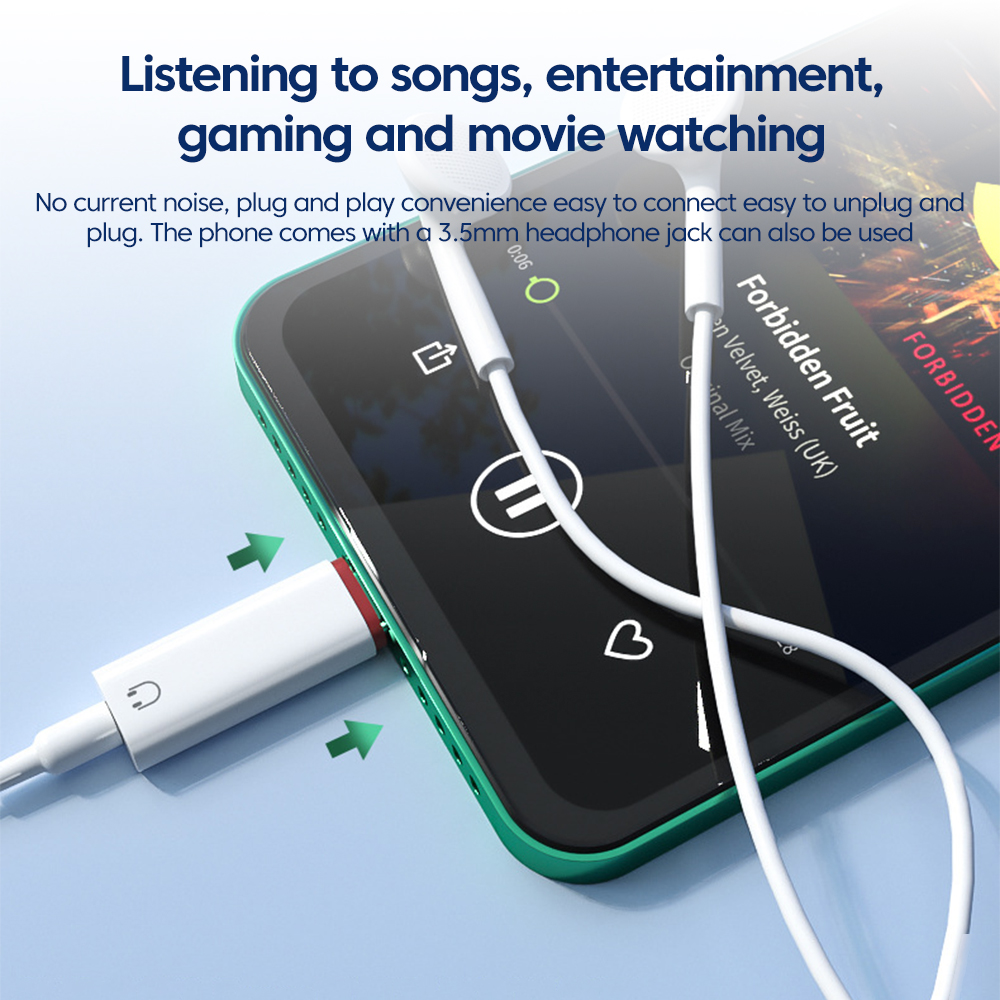 Olaf Lightning a 3 5 MM Jack adaptador auxiliar para iPhone 14 13 12 adaptador USB C conector de auriculares divisor de Audio accesorios de teléfono