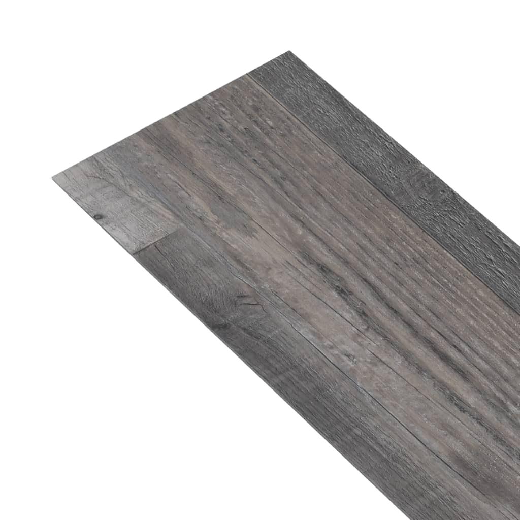 Self-Adhesive PVC Flooring Planks, 5.02m², 2mm Thick, Durable Wood Look for Industrial Use