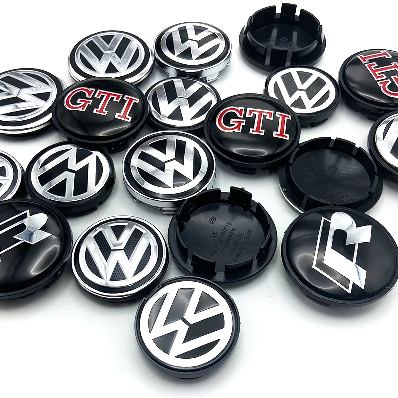 4szt 55mm 63mm 56mm 60mm 65mm 70mm Kołpak środkowy koła samochodowego Osłony piasty Akcesoria do VW Volkswagen Golf GTI Polo