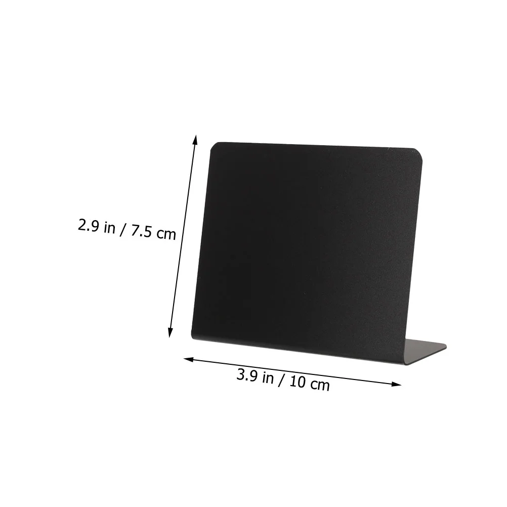 10 Pcs Mini Food Sign Black Writing Chalkboards Price Display Decorative Blackboard Menu Boards For PVC Multifunctional Message