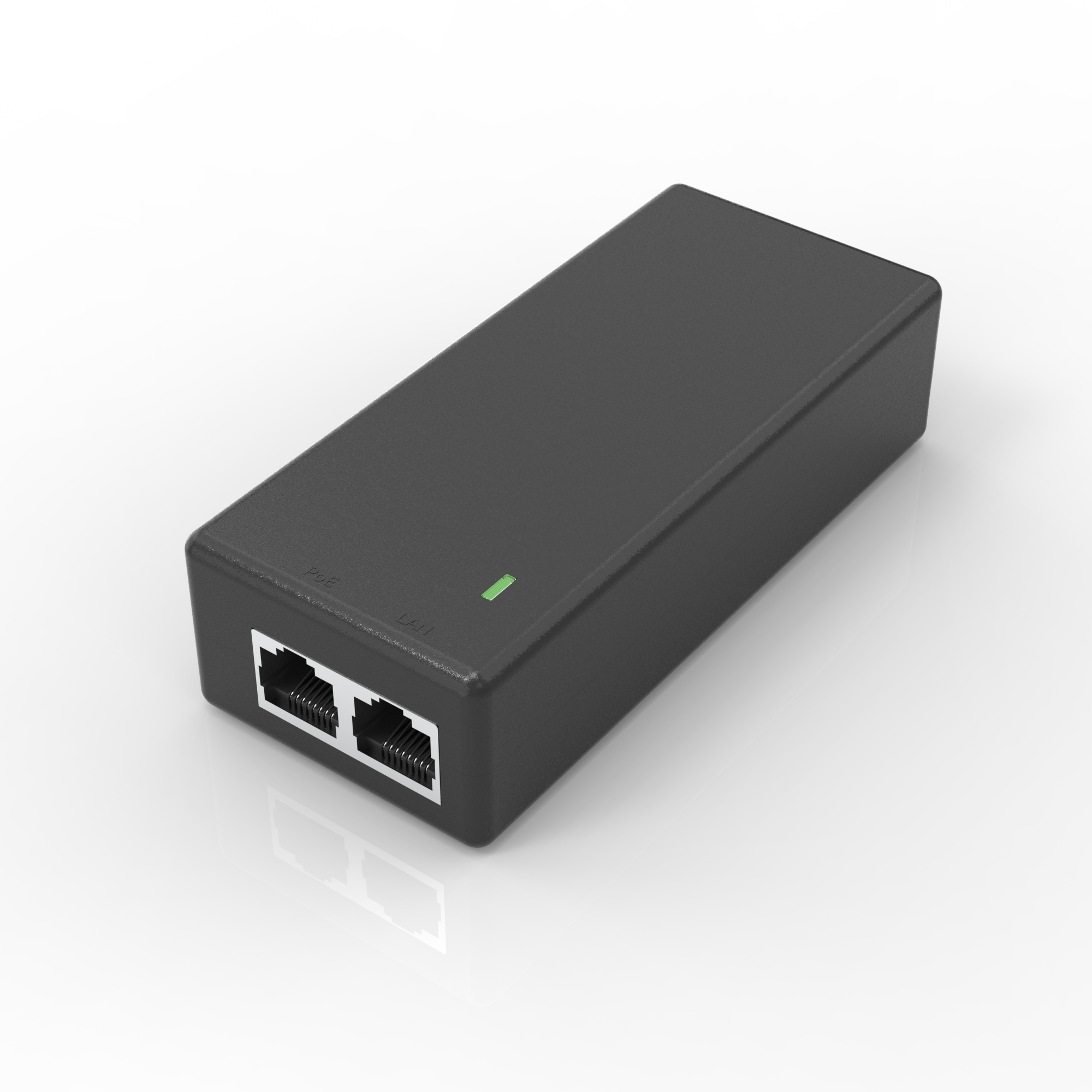Adaptador de inyector Gigabit POE 30W, compatible con IEEE 802,3 af/at, convierte red no PoE a PoE+, 10/100/1000Mbps RJ45, Plug & Play