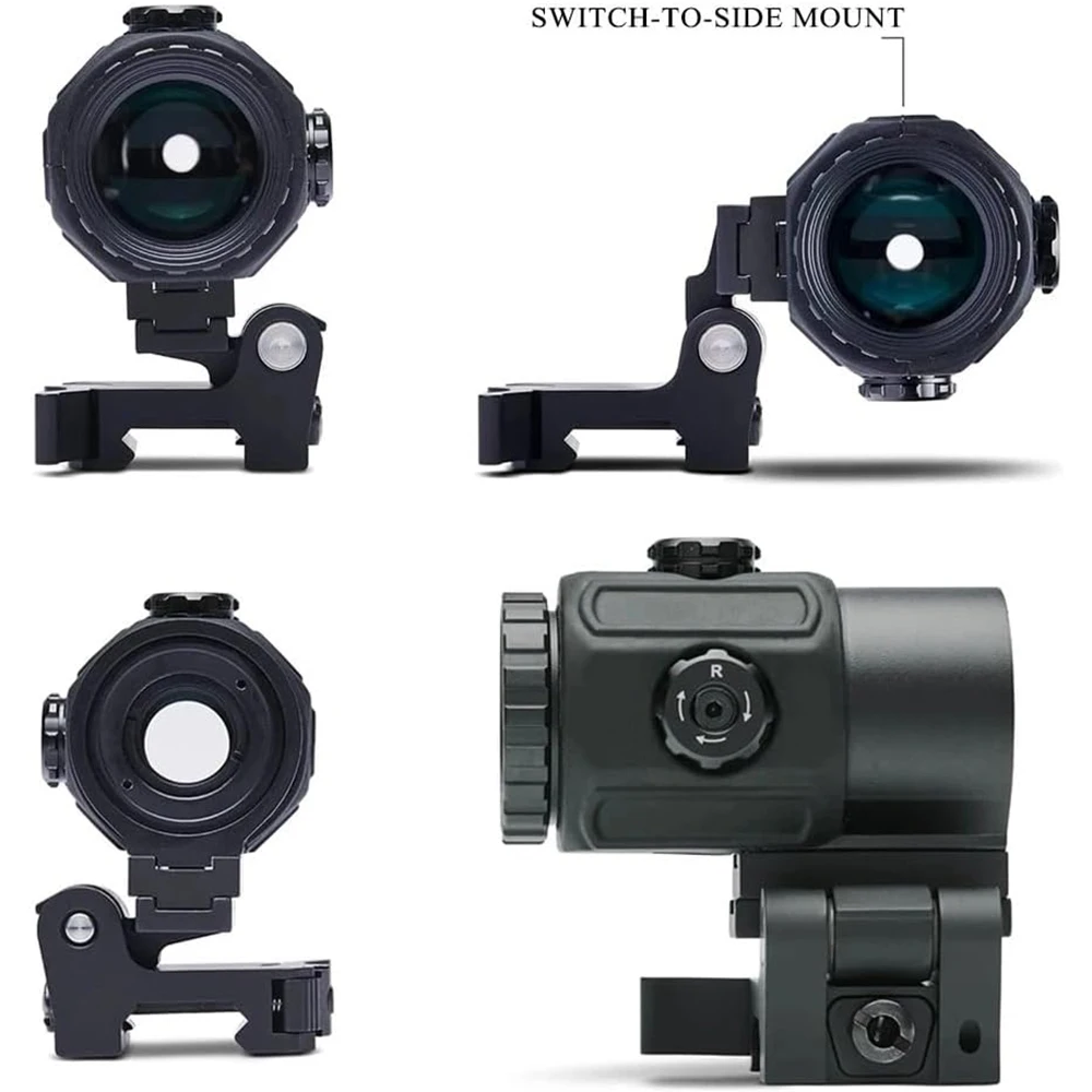 Mira reflexiva holográfica 558 + G33 Red Dot Optic Sight com combinação de lupa G33 3X com montagem QD flip integrada