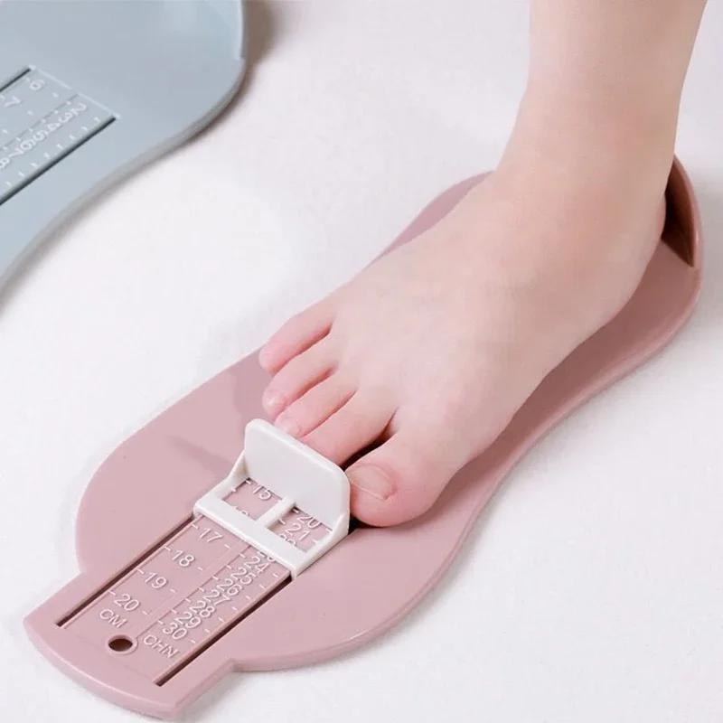 1pcs 아기 발 눈금자 어린이 발 길이 측정 장치 어린이 신발 계산기 어린이 유아 신발 피팅 게이지 도구