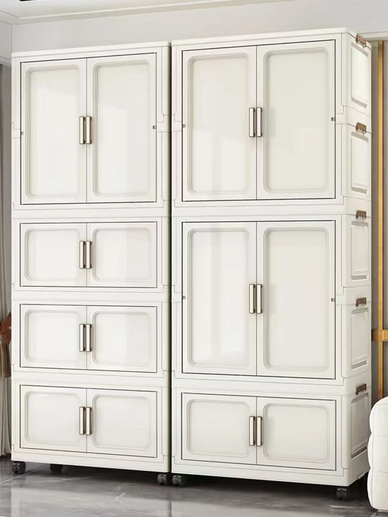 Folding Storage Cabinet Multi-Scene Closet Organizer - Home Organization Solution