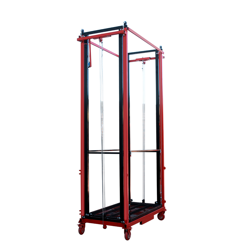 Andamio de elevación seguro con Control remoto eléctrico, plataforma de elevación portátil personalizada, 500kg, 2-16m