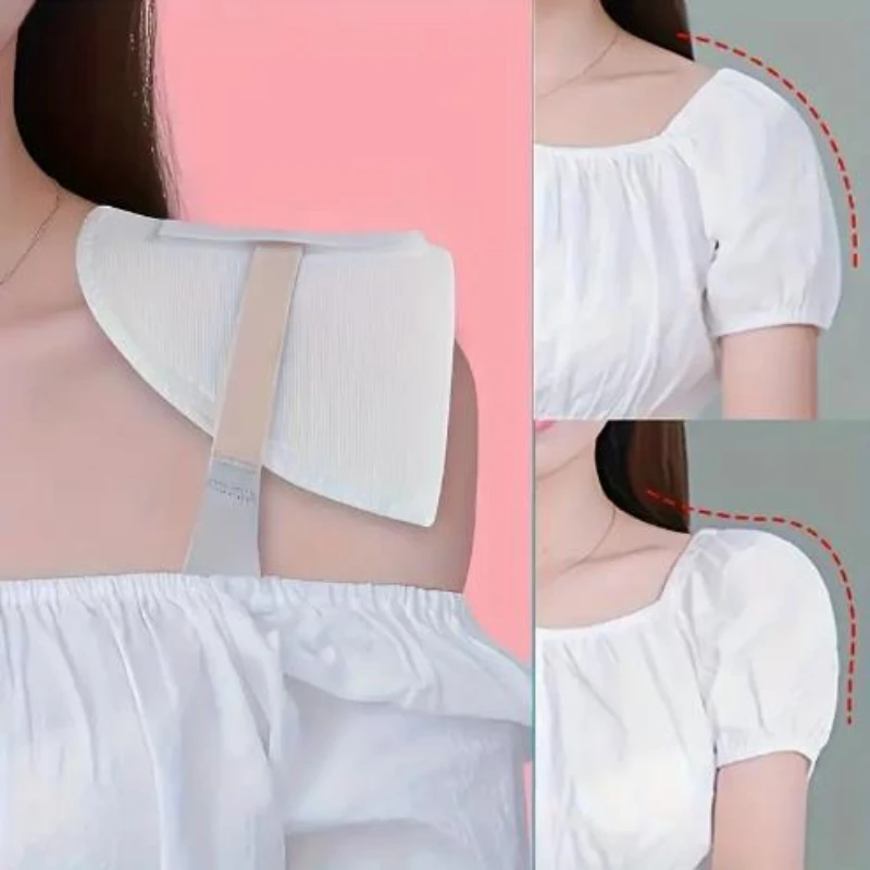 1 คู่ Unisex ไหล่ Pad Anti-SLIP Self-Adhesive ไหล่ Enhancer Pad เหมาะสําหรับเสื้อกันหนาวเสื้อยืดชุดอุปกรณ์เย็บผ้า