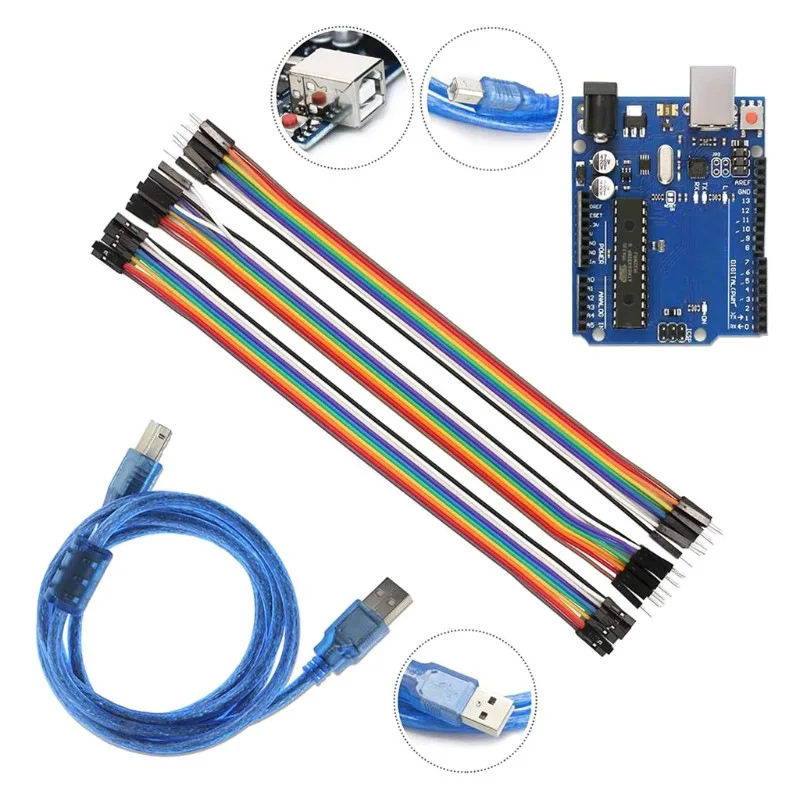 4-Wege-DIY-Kit mit automatischer Bewässerung und Motherboard R3, 4-Wege-Relais, automatische Bewässerung, Gartenblumen, Vier-Wege