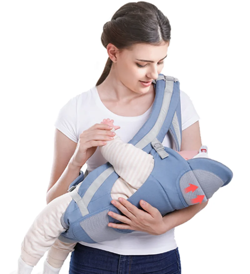 Ergonômico canguru bebê portador com frente enfrentando, envoltório Sling, mochila de viagem, infantil Hipseat, recém-nascido