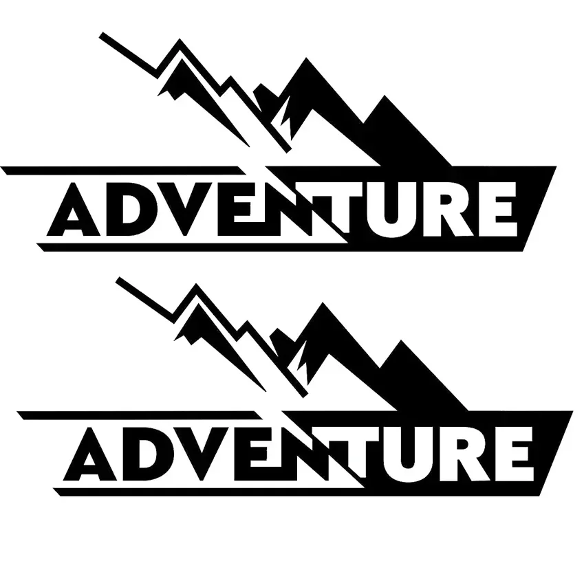 Motorcycle Top Box Reflective Adventure Stickers for Honda Africa Twin BMW GS 1200 1250