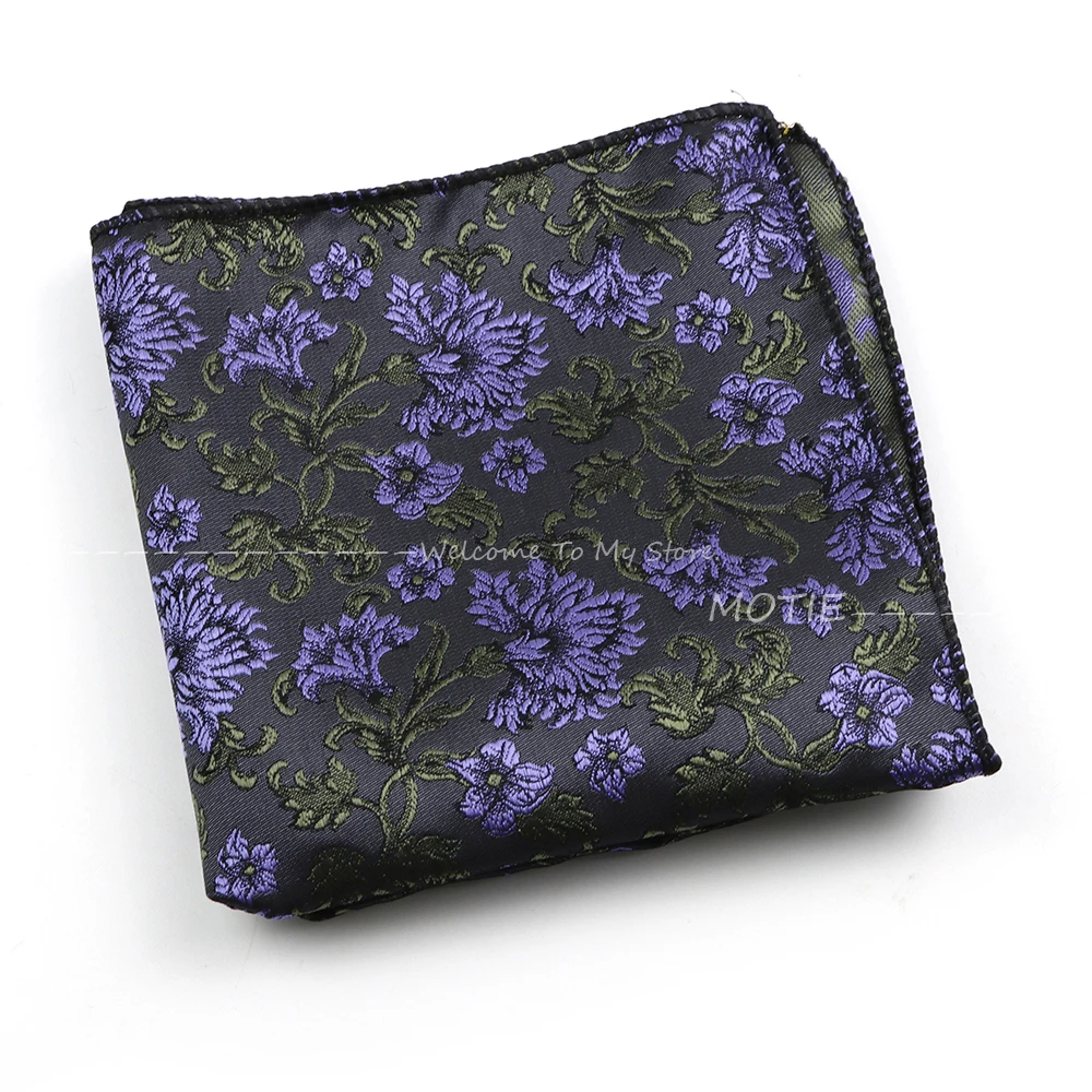 Männer elegant Polyester Taschentuch schöne Blumen fit Liebhaber Tag Einst ecktuch Taschentuch täglich Freizeit kleidung Anzug Kleid Accessoire