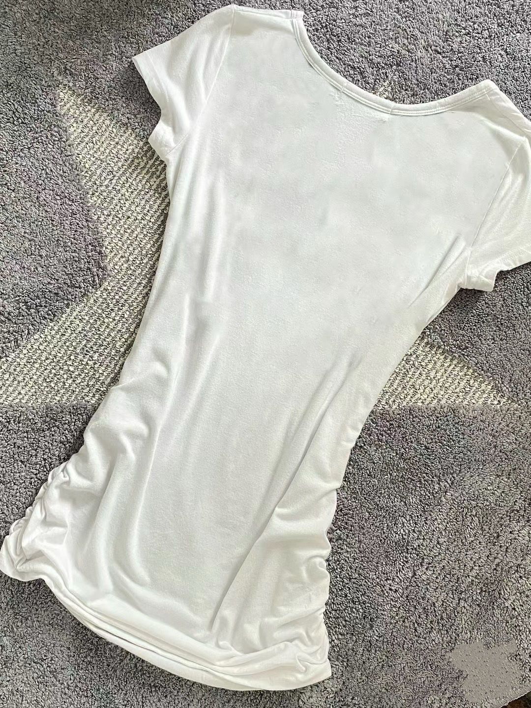パンクヴィンテージスケルトン Tシャツ女性服ストリートゴシックグランジ白 Tシャツセクシーな夏エモ美的半袖 Y2k トップ