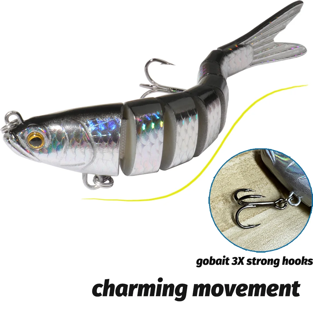 Swimbait 11g 16g 27g Multi Joint Lure Slow Sinking Bionic Fish Swimming Pesca Bass Treble Hook Carp Fishing Tackle Hard Bait