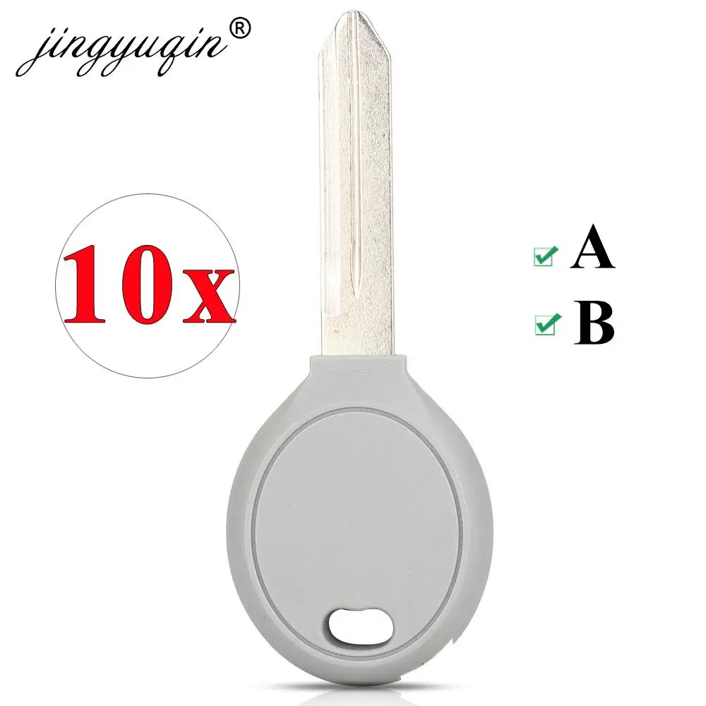 Jingyuqin 10 Uds transpondedor carcasa para llave de coche para Dodge Sebring Magnum Durango Jeep Chrysler 300 Pacifica Town Country