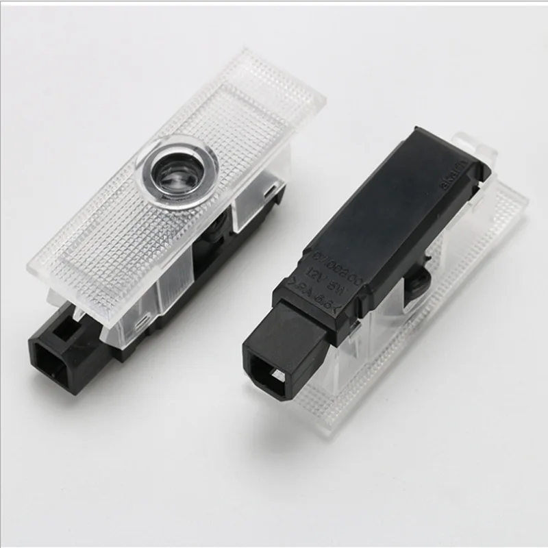 2 uds para Alfa Romeo LED puerta de coche luz de bienvenida Logo proyector Giulia Giulietta Mito Stelvio Brera 147 156 159 estilo de coche