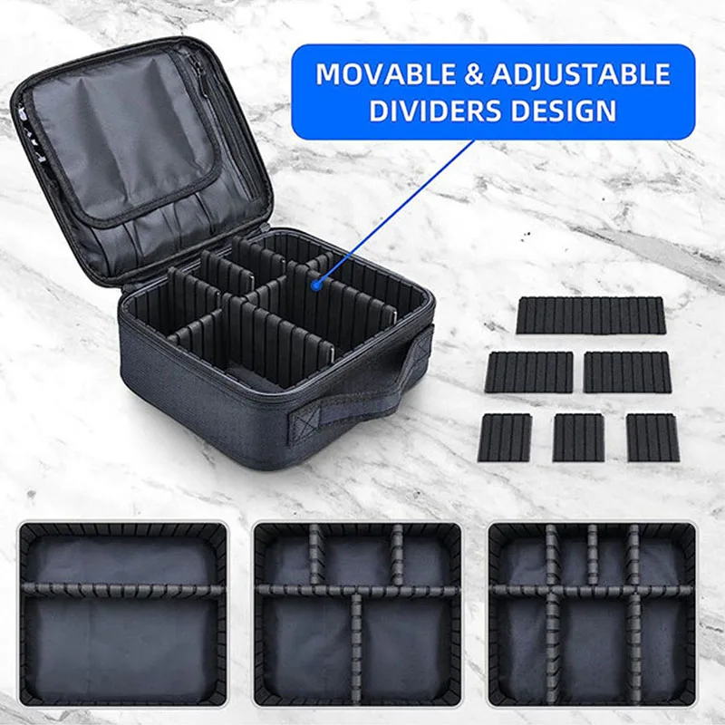 Women New Makeup Bag Travel Professional Makeup Box Waterproof Necessary Beauty Brush Embroidery Tool Storage Cosmetic Case