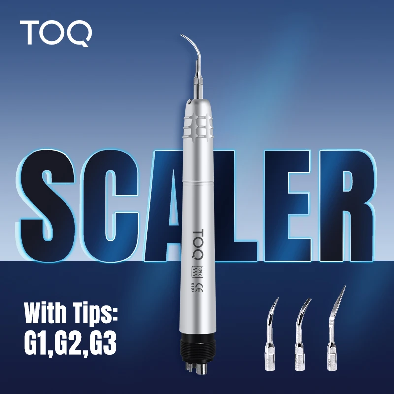 Dental AS2000 Air Scaler Borden2hole / Midwest 4 fori 3 punte Manipolo scaler aria con penna sbiancante per scaling G1/G2/G3