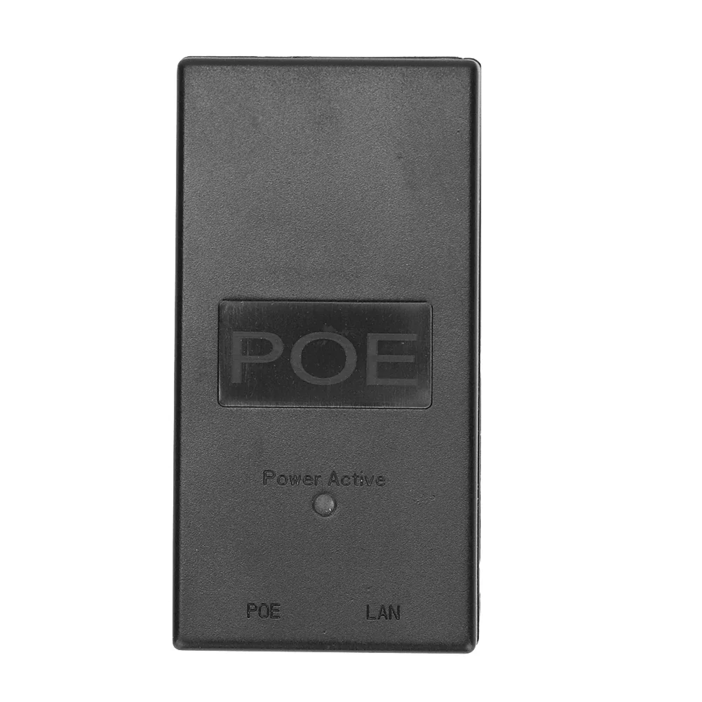 24โวลต์0.5A 24วัตต์เดสก์ท็อปหัวฉีดแบบ POE อะแดปเตอร์อีเธอร์เน็ตสำหรับกล้องวงจรปิด IP แหล่งจ่ายไฟ