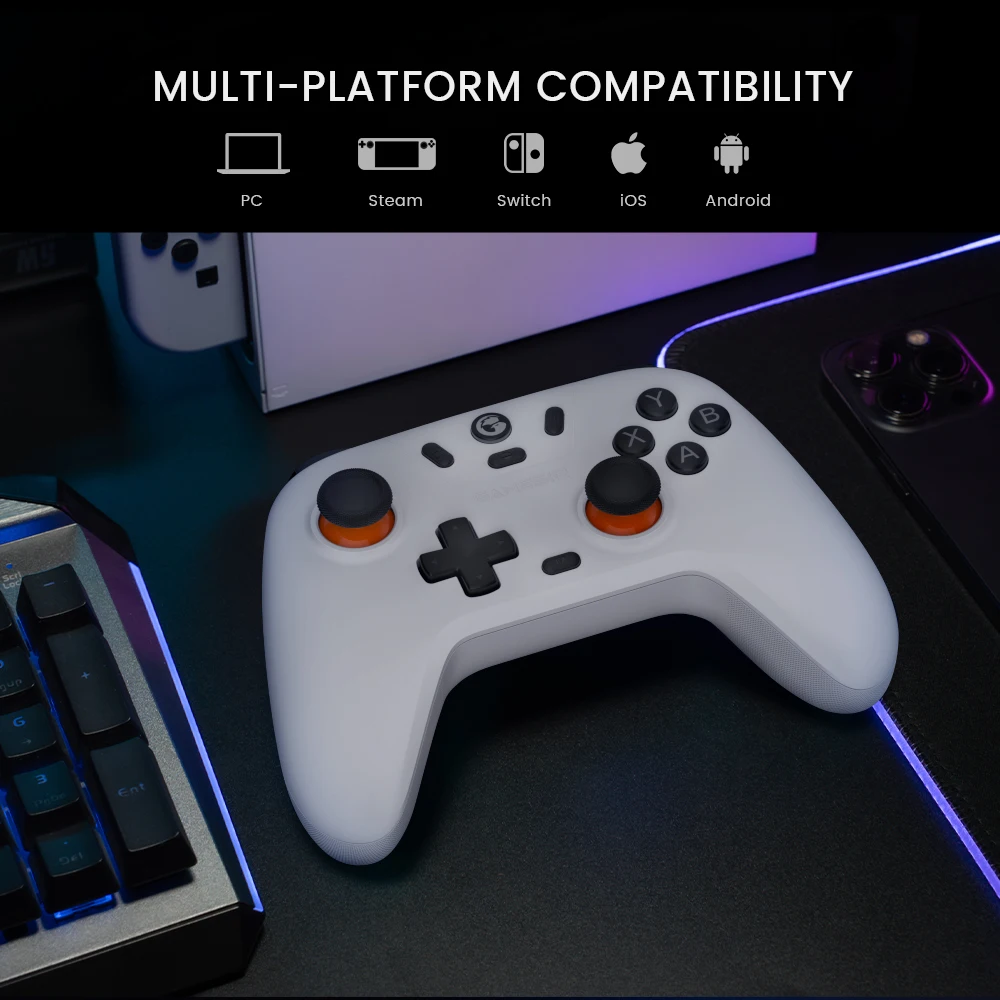 GameSir Nova Lite Controlador de juego Bluetooth para PC Nintendo Switch iOS y Android Disponible en nuevos colores con efecto Hall