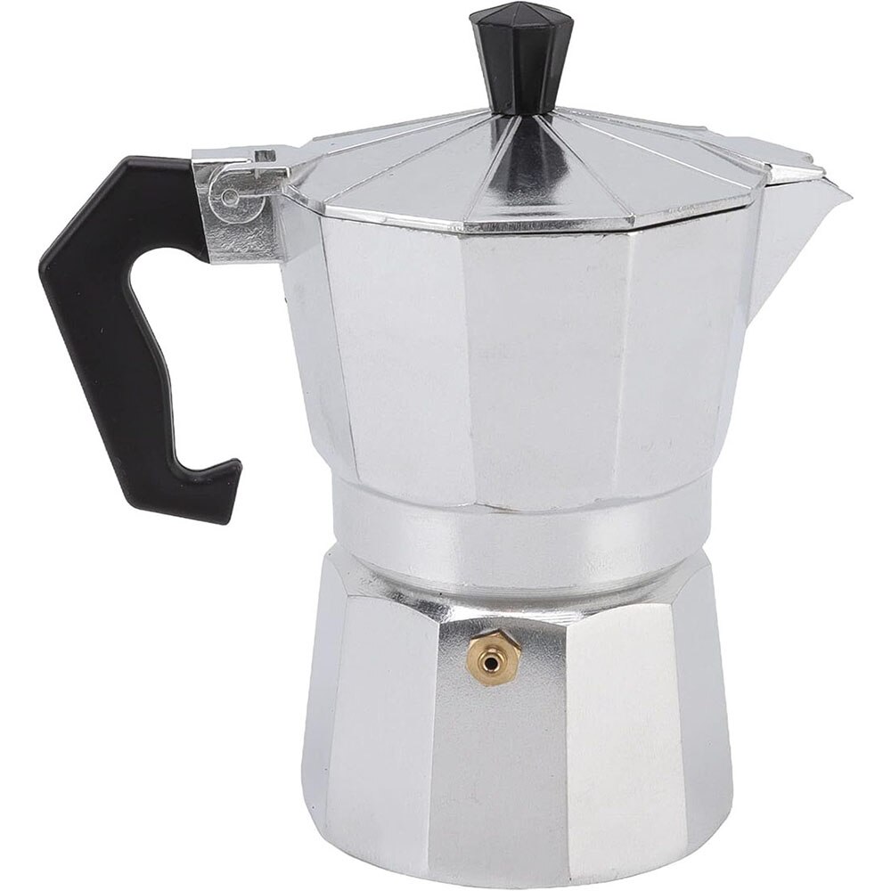 Alumínio octogonal Chaleira De Café, Casa italiana Moka, Chá Pote, Escritório Casa De Viagem, Outdoor Camping Talheres Equipamentos