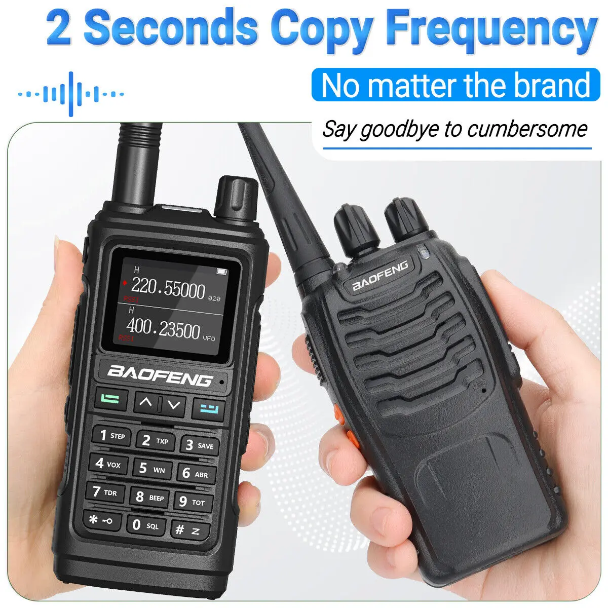 Baofeng UV-17 Pro Long Range Walkie Talkie Tri Band Drahtlose Kopierfrequenz Zwei Weg Radio Transceiver Amateurfunk Für Camping