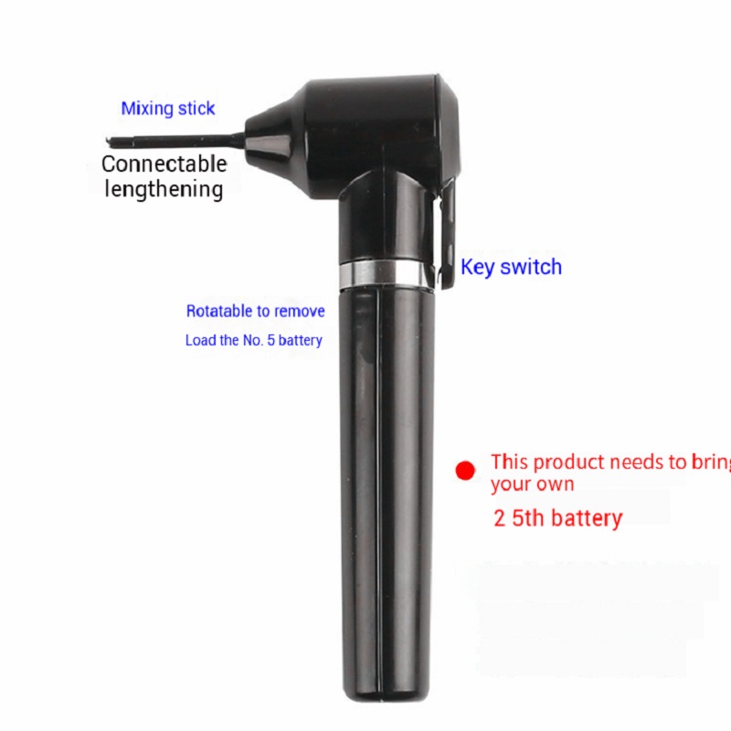 Mélangeur d'encre de tatouage – Dispositif professionnel de mélange de pigments, complet avec 100 baguettes de mélange