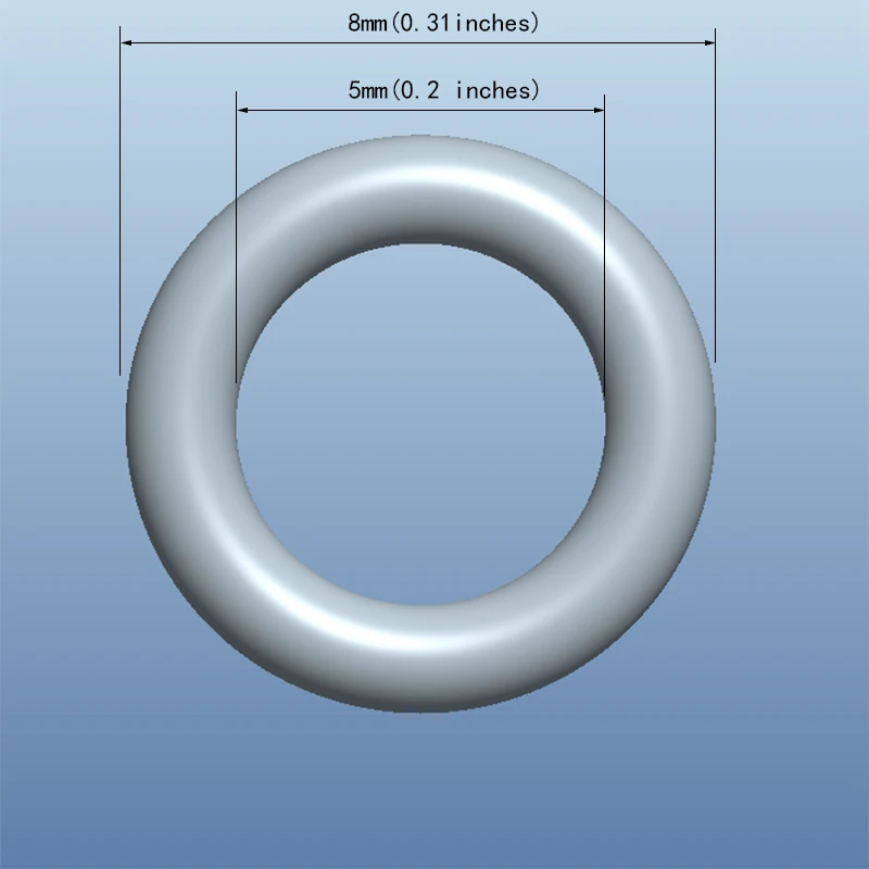 130PCS Clear Rubber O Ring Sealing gasket Switch Dampeners - Perfect for Mechanical Keyboards & Cherry MX Switches!