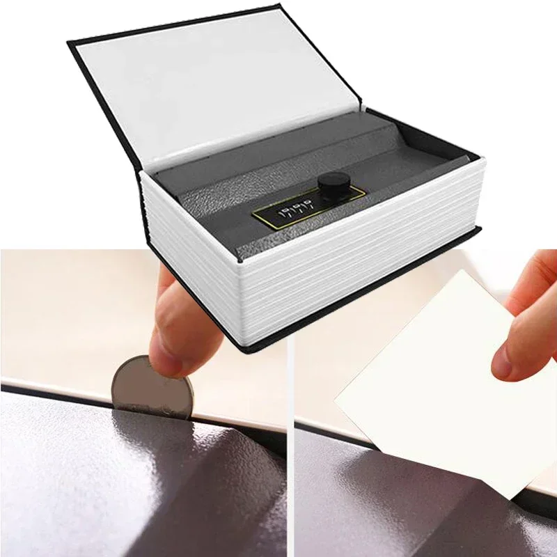 Home Secure Combination Key Lock Safe Box Cash Box Dictionary Book Box Mini Dictionary Book Money Hide Secret