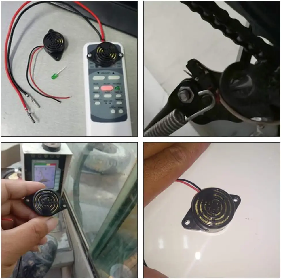 5 stücke DC 3-24 V Summer Alarm Kontinuierliche Sounder SFM-20B 2312 Aktive Piezo Summer Buzzerphone Beep Ton lautsprecher Alarm