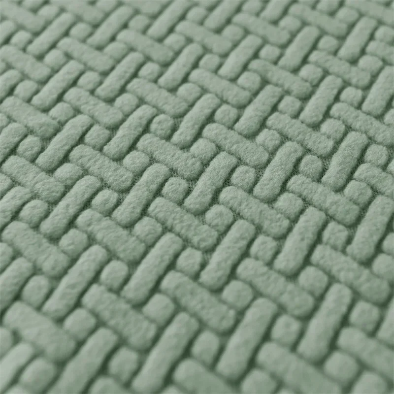 1 funda de taburete otomana elástica de Jacquard, fundas de taburete cuadradas elásticas, fundas de reposapiés duraderas todo incluido para sala de estar