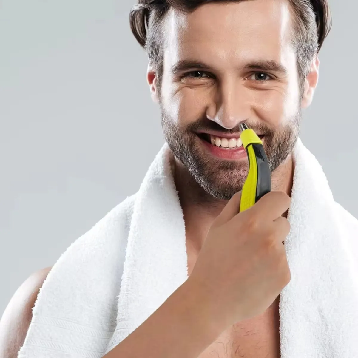 Cabezales de repuesto para recortador de pelo de nariz, compatibles con Philips One Blade y OneBlade Pro, afeitadora resistente al agua con cuchillas de doble filo, 1 Uds.