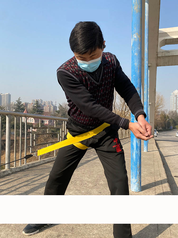 Tennis Turn Around Trainingsgürtel Gof Swing Rope Baseball Table Tennis Swing Trainer Multifunktions-Zugseil