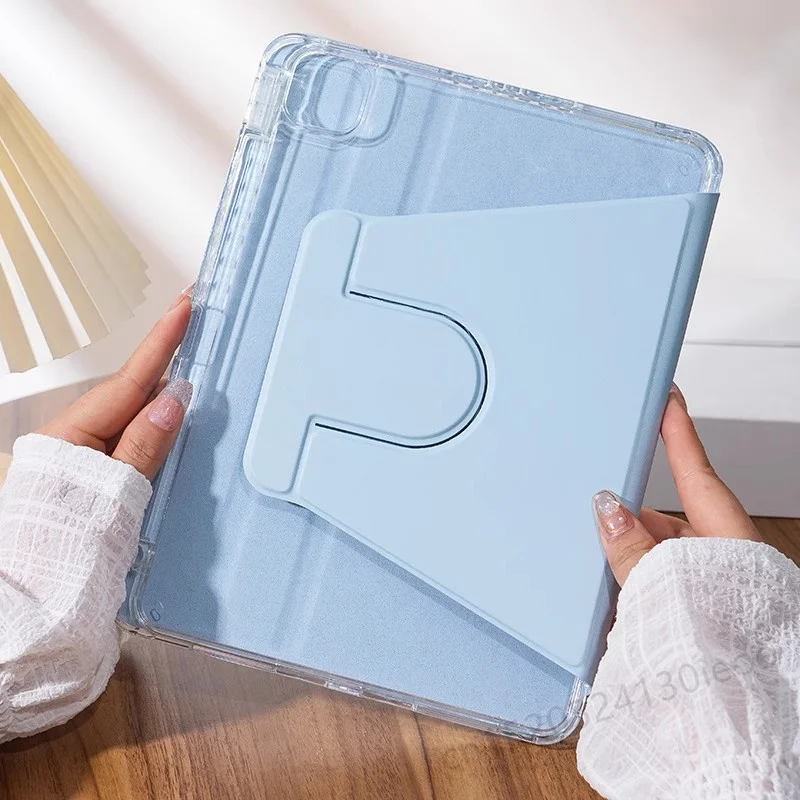 Capa porta-lápis para ipad pro 11 2024 ipad 10th 10.2 7th 8th 9th 9.7 6th 5th geração capa para ipad air 11 "5 4 10.9 funda