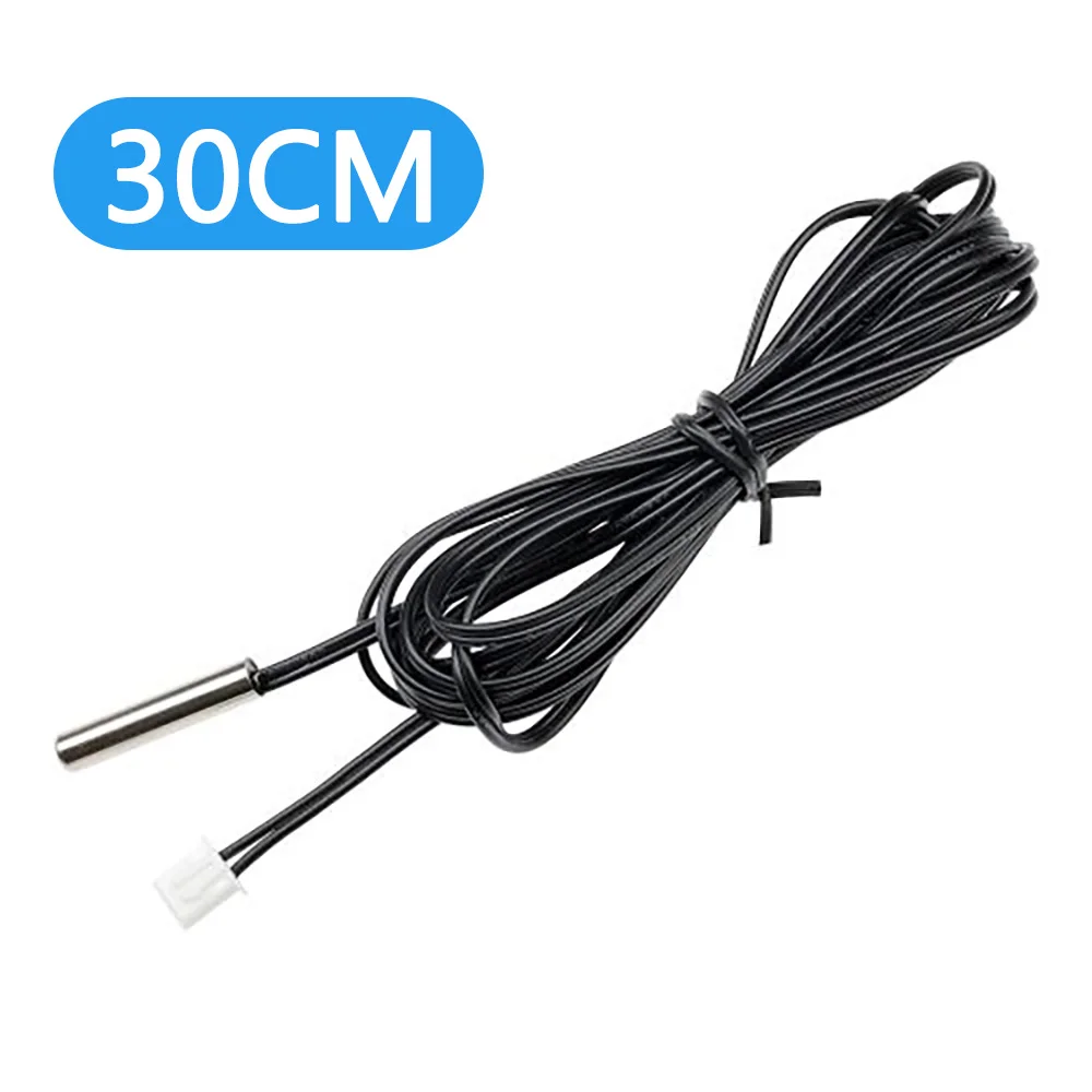 Ntc 10K 1% 3950 Sensor de temperatura termistor Cable de sonda impermeable para Arduino W1209 W1401 30Cm 50Cm 1M 2M 3M 5M